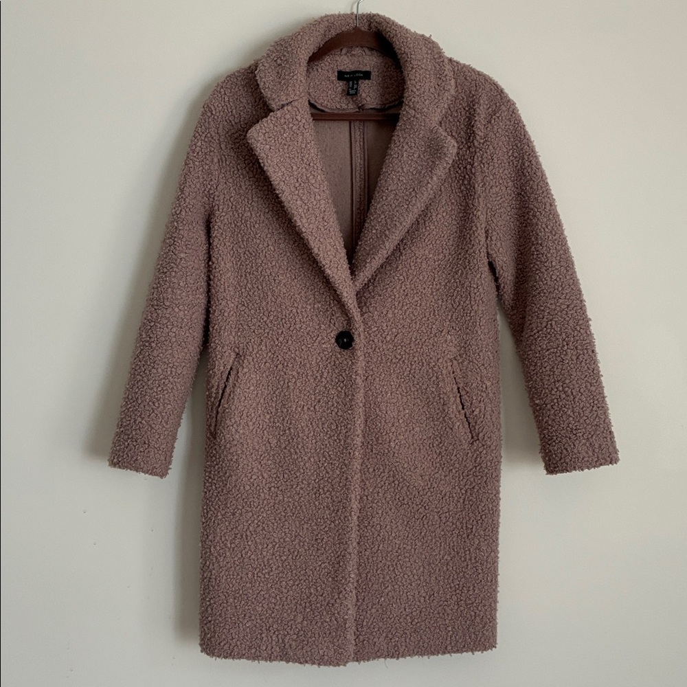 Women's Lavender Teddy Coat